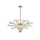ELK Home 18296-9 Flora Grace 540W 9-Lumières Or Champagne Lustre