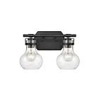 Lumière vanité ELK Home Salamanca 18671-2 120W 2 lumières noir mat
