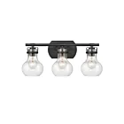 Lumière vanité ELK Home Salamanca 18672-3 180W 3 lumières noir mat