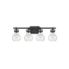 Lumière vanité ELK Home Salamanca 18673-4 240W 4 lumières noir mat