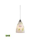 Suspendu multiple à LED ELK Home Seashore Configurable 20000-1-LED 9.5W 1 lumière nickel satiné