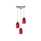 Suspendu multiple ELK Home Galaxy Configurable 20001-3RG 180W 3 lumières nickel satiné