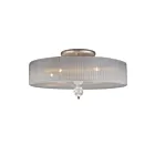 Plafoneir semi encastré ELK Home Alexis 20006-5 300W 5 lumières argent ancien