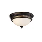 Plafonnier ELK Home Flushmounts 20100-2 120W 2 lumières rouille profonde