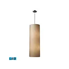 Suspendu LED ELK Home Fabric Cylinders Configurable 20160-4-LED 38W 4 lumières nickel satiné