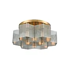 Plafoneir semi encastré ELK Home Compartir 21109-7 420W 7 lumières nickel poli