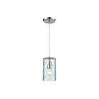 Suspendu ELK Home Diamond Pleat Configurable 21194-1 100W 1 lumière nickel satiné