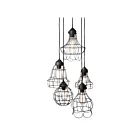 Suspendu multiple ELK Home Wire 225031 5 lumières noir