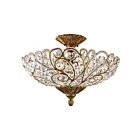 Plafoneir semi encastré ELK Home Seneca 2402-6 360W 6 lumières bronze espagnol