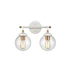 Lumière vanité ELK Home Boudreaux 24431-2 120W 2 lumières blanc mat