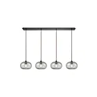 Suspendu multiple ELK Home Volace Configurable Multi 25124-4LP 240W 4 lumières bronze huilé