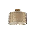 Plafoneir semi encastré ELK Home Estonia 31122-3 180W 3 lumières argent vieilli