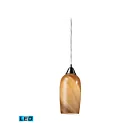 Suspendu multiple à LED ELK Home Sandstone Configurable 31137-1-LED 9.5W 1 lumière nickel satiné