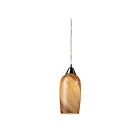 Suspendu multiple ELK Home Sandstone Configurable 31137-1 60W 1 lumière nickel satiné
