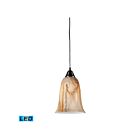 Suspendu multiple à LED ELK Home Granite Configurable 31138-1-LED 9.5W 1 lumière nickel satiné