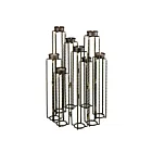 Porte bougie Ascencio ELK Home 3129-1149 rouiller
