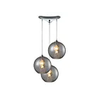 Suspendu multiple ELK Home Watersphere Configurable Multi 31380-3SMK 300W 3 lumières chrome poli