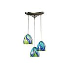 Suspendu multiple ELK Home Colorwave Configurable 31445-3TB 180W 3 lumières nickel satiné