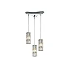 Suspendu multiple ELK Home Cynthia Configurable 31486-3 180W 3 lumières chrome poli
