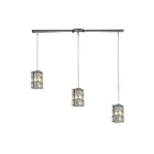 Suspendu multiple ELK Home Cynthia Configurable 31488-3L 180W 3 lumières chrome poli