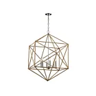ELK Home 31586-6 Exitor 360W 6-Lumières Nickel poli Lustre