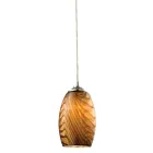 Suspendu multiple ELK Home Tidewaters Configurable 31630-1 100W 1 lumière nickel satiné