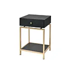Table d'appoint Clancy ELK Home 3169-150 noir