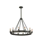 ELK Home 31821-12 Lewisburg 720W 12-Lumières Rouille maltée Lustre