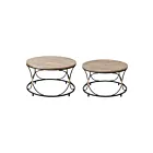 Tables basses Fisher Island - lot de 2 ELK Home 3200-254-S2 naturel