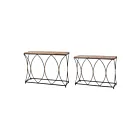 Tables consoles Fisher Island - lot de 2 ELK Home 3200-257-S2 naturel