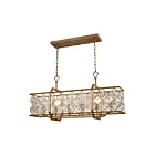 Chandelier linéaire ELK Home Armand 32095-6 360W 6 lumières or mat