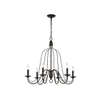 ELK Home 32162-6 Monroe 360W 6-Lumières Bronze huilé Lustre