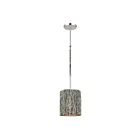 Mini suspendus ELK Home Abaca 32511-1 60W 1 lumière nickel poli