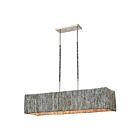 Chandelier linéaire ELK Home Abaca 32514-5 300W 5 lumières nickel poli