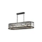 Chandelier linéaire ELK Home Palacial 33069-14 840W 14 lumières bronze huilé