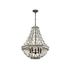 ELK Home 33194-5 Summerton 300W 5-Lumières Gris lavé Lustre