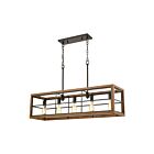 Chandelier linéaire ELK Home Warehouse Window 33316-5 300W 5 lumières bronze huilé