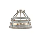 Plafoneir semi encastré ELK Home Brigantine 33456-2 120W 2 lumières bois flotté patiné