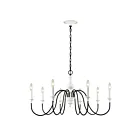 ELK Home 33468-8 Val de Loire 480W 8-Lumières Corail blanc Lustre