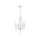 ELK Home 33475-4 French Parlor 240W 4-Lumières Blanc vintage Lustre