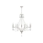 ELK Home 33477-9 French Parlor 540W 9-Lumières Blanc vintage Lustre