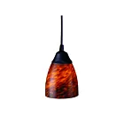 Suspendu multiple ELK Home Classico Configurable 406-1ES 75W 1 lumière rouille foncée