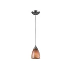 Suspendu LED ELK Home Arco Baleno Configurable 416-1C-LED 9.5W 1 lumière nickel satiné