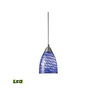 Suspendu LED ELK Home Arco Baleno Configurable 416-1S-LED 9.5W 1 lumière nickel satiné