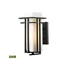 Applique murale d'extérieur LED ELK Home Croftwell 45085-1-LED 9.5W 1 lumière noir mat texturé