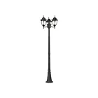 Lampadaire extérieur ELK Home Central Square 45089-3 300W 3 lumières noir mat texturé