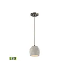 LED Mini Suspendu ELK Home Urban Form 45330-1-LED 9.5W 1 lumière nickel noir