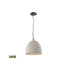 LED Mini Suspendu ELK Home Urban Form 45334-1-LED 9.5W 1 lumière nickel noir
