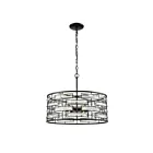 ELK Home 46194-6 Lineo 360W 6-Lumières Noir mat Lustre