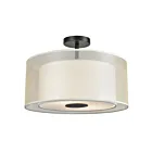 Plafoneir semi encastré ELK Home Ashland 46267-2 120W 2 lumières noir mat